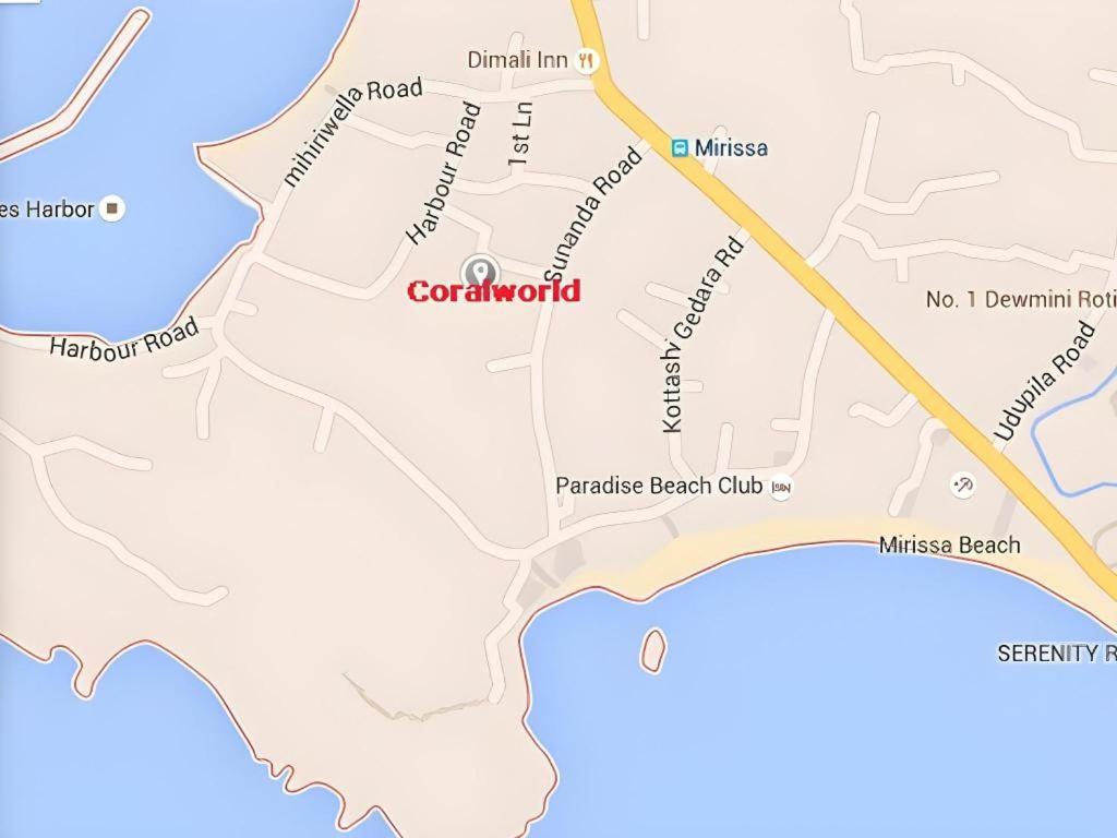 Coralworld Hotel Mirissa Kültér fotó